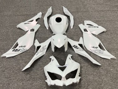 2019-2025 Kawasaki ZX4R ZX-4RR Motorcycle Fairings - Pearl White Black UK