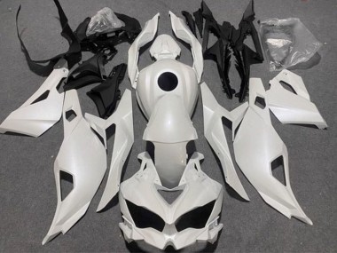 2019-2025 Kawasaki ZX4R ZX-4RR Motorcycle Fairings - Pearl White UK
