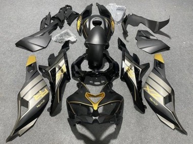 2019-2025 Kawasaki ZX4R ZX-4RR Motorcycle Fairings - Matte Black Glossy Black Grey Gold UK
