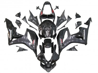 2007-2008 Honda CBR600RR Motorcycle Fairings - Grey Glossy Black with Decals UK