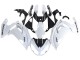 2012-2016 Kawasaki EX650 Motorcycle Fairings - White Black UK