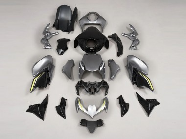 2020-2024 Kawasaki Z900 Motorcycle Fairings - Grey Black UK