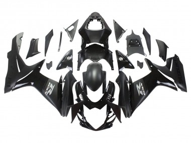 2011-2024 Suzuki GSXR 600/750 Motorcycle Fairings - Matte Black Glossy Black UK