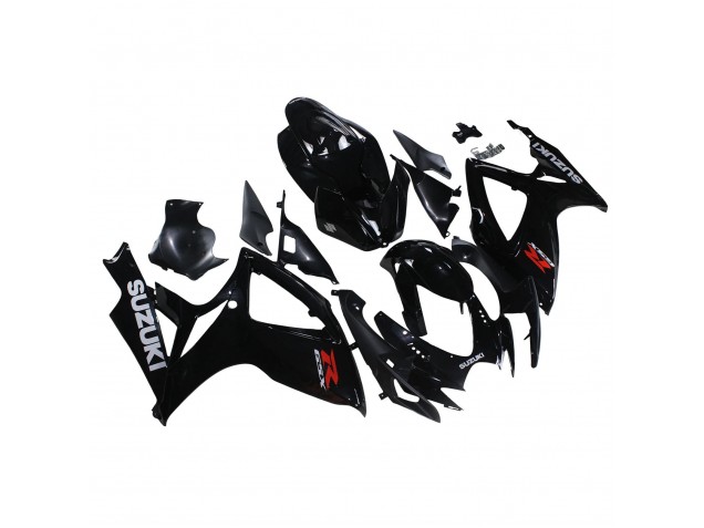 2006-2007 Suzuki GSXR 600/750 Motorcycle Fairings - Glossy Black UK