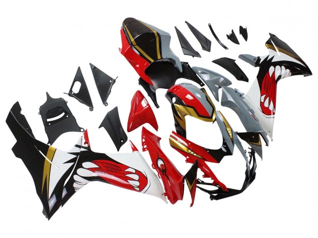 2011-2024 Suzuki GSXR 600/750 Motorcycle Fairings - Red Gold Grey Black White Shark UK