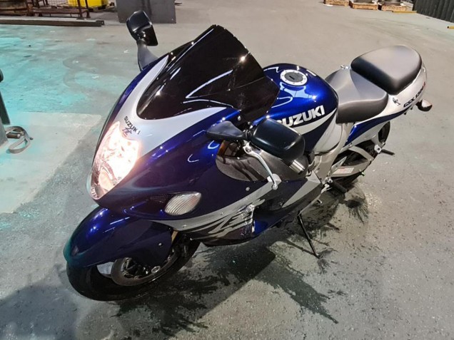 1996-2007 Suzuki GSXR 1300 Hayabusa Motorcycle Fairings - Blue White UK