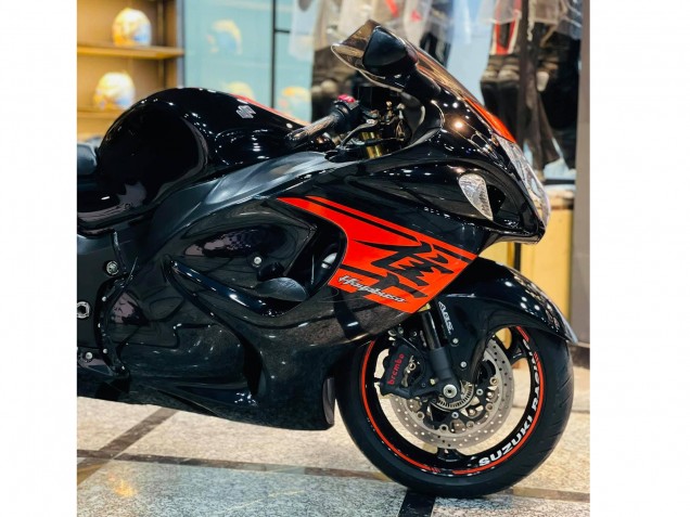 2008-2020 Suzuki GSXR 1300 Hayabusa Motorcycle Fairing - Glossy Black Red UK