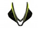 2007-2008 Honda CBR600RR Motorcycle Fairings - Glossy Black High Viz Yellow UK