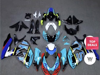 2009-2016 Suzuki GSXR 1000 Motorcycle Fairings - Blue Red Yellow White UK