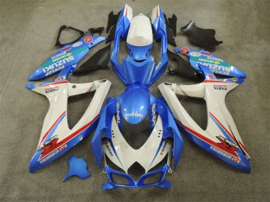 2008-2010 Suzuki GSXR 600 Motorcycle Fairings - White Blue Red Green UK