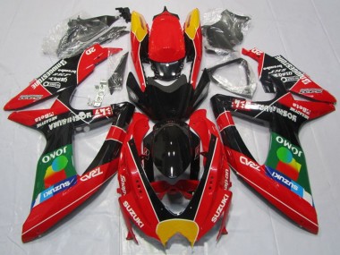 2008-2010 Suzuki GSXR 600 Motorcycle Fairings - Red Orange Blue Green Black JOMO UK