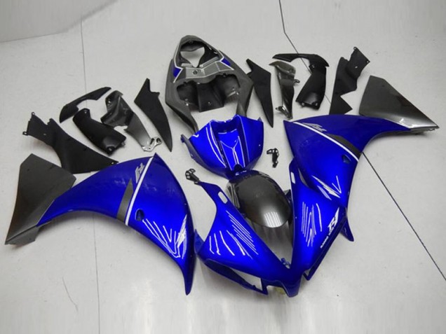 Black Blue 12-14 YZF R1 Motorcycle Fairings Black Blue 12-14 YZF R1 Motorcycle Fairings