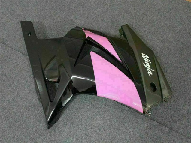 Black Pink Ninja 08-12 EX250 Motorcycle Fairings