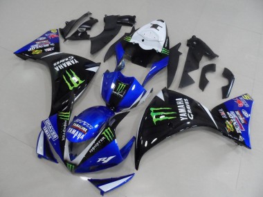 Blue Black Monster 09-11 YZF R1 Motorcycle Fairings