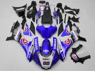 Blue PATA 88 15-19 YZF R1 Motorcycle Fairings