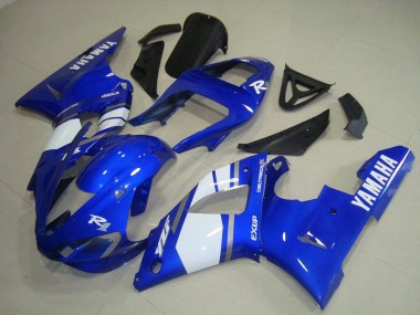 Blue White 00-01 YZF R1 Motorcycle Fairing