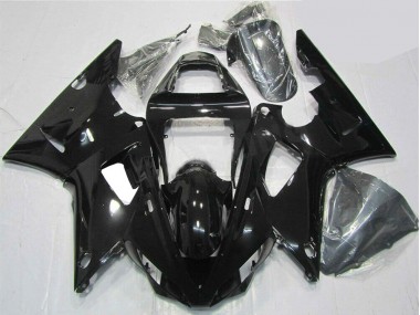 Glossy Black 00-01 YZF R1 Motorcycle Fairings