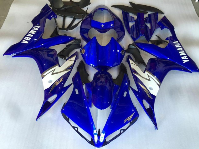Glossy Blue White 04-06 YZF R1 Motorcycle Fairings Glossy Blue White 04-06 YZF R1 Motorcycle Fairings