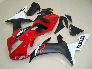 Matte Black Red 02-03 YZF R1 Motorcycle Fairings