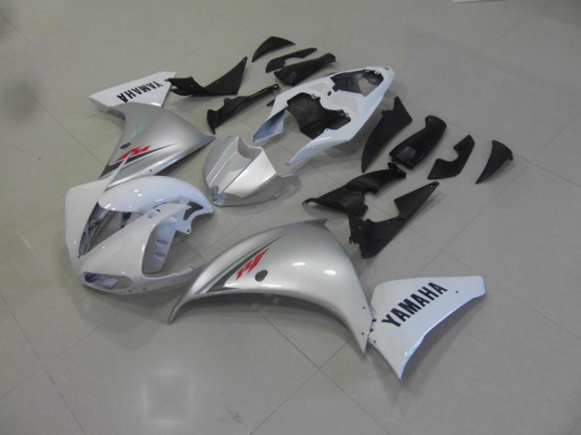 White Silver 09-11 YZF R1 Motorcycle Fairings White Silver 09-11 YZF R1 Motorcycle Fairings